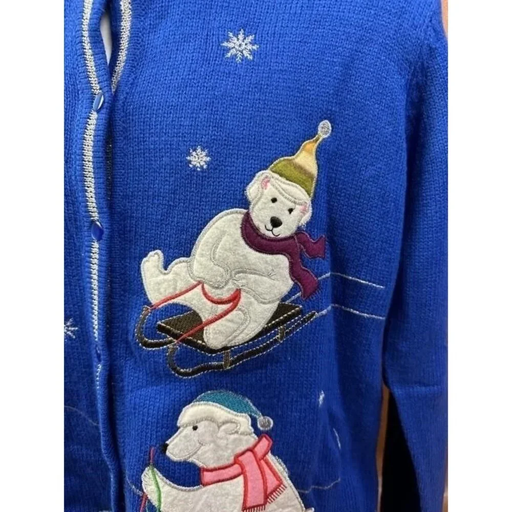 Women's Christmas Sweater Size M - Picture 2 of 7